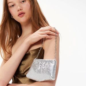 Urban Outfitters Mini Purse with Metal Chainmail